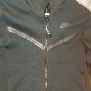 Nike Black fleece hoodie size xs